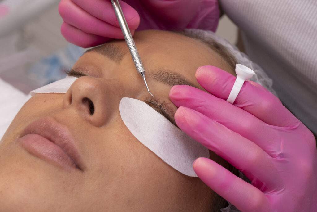 Extensión de pestañas