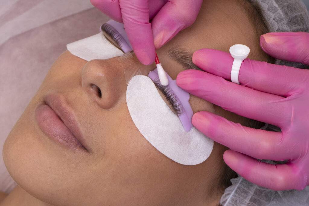 Extensión de pestañas